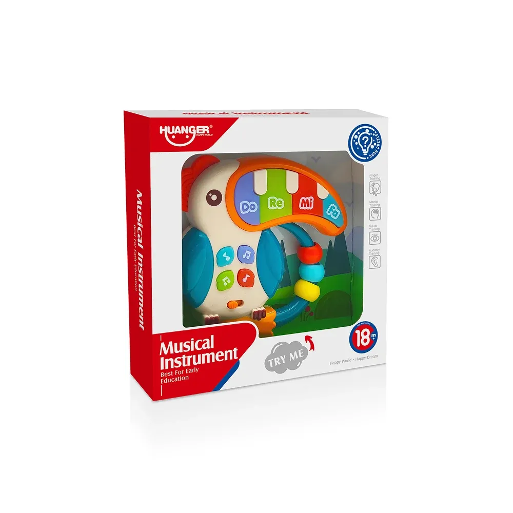 Интерактивное музыкальное пианино Huanger HE0532 Parrot (78416)