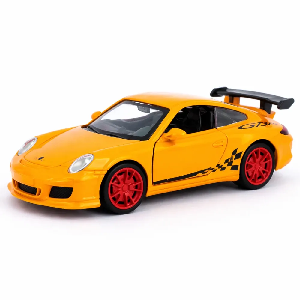 Литой автомобиль Porsche 911 GT3 RS в масштабе 1:36, 2 цвета MSZ (10006)