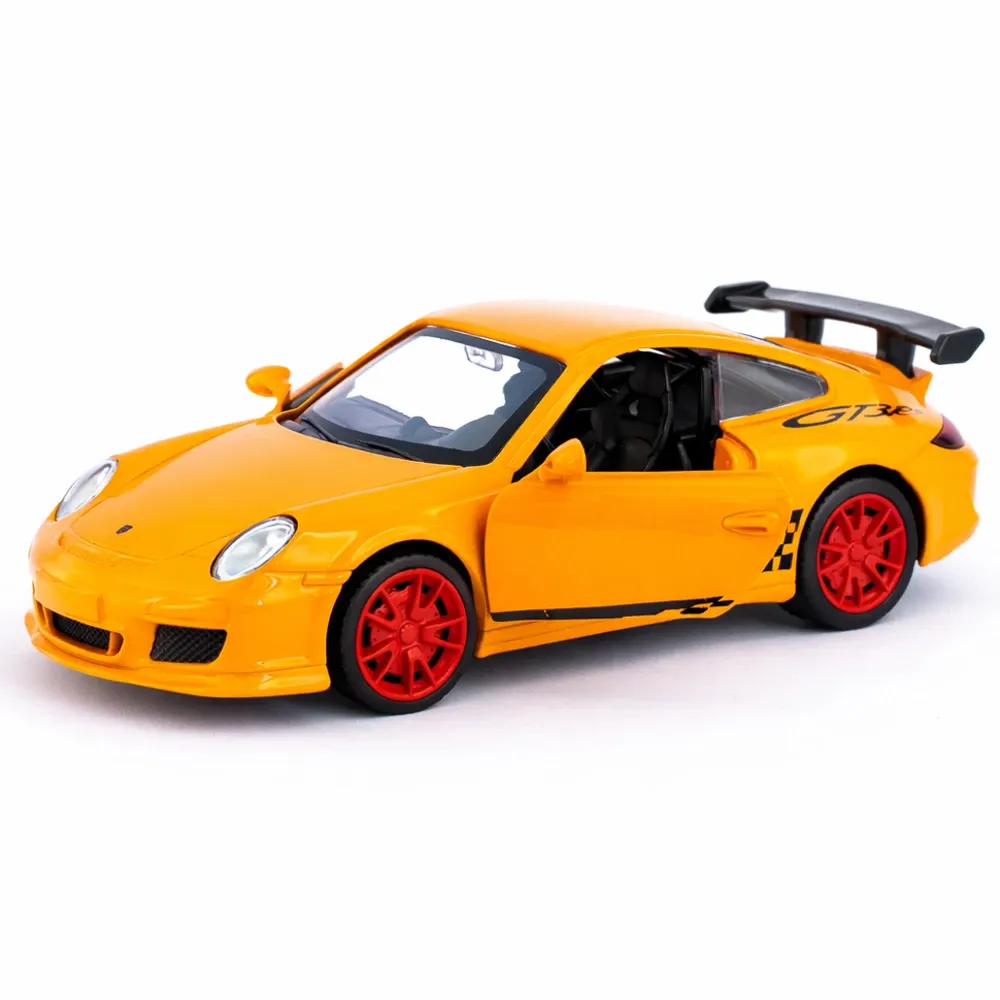 Литой автомобиль Porsche 911 GT3 RS в масштабе 1:36, 2 цвета MSZ (10006)