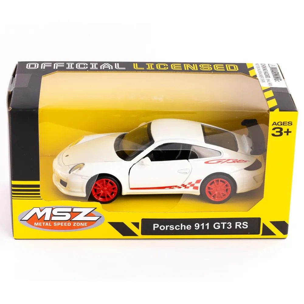 Литой автомобиль Porsche 911 GT3 RS в масштабе 1:36, 2 цвета MSZ (10006)
