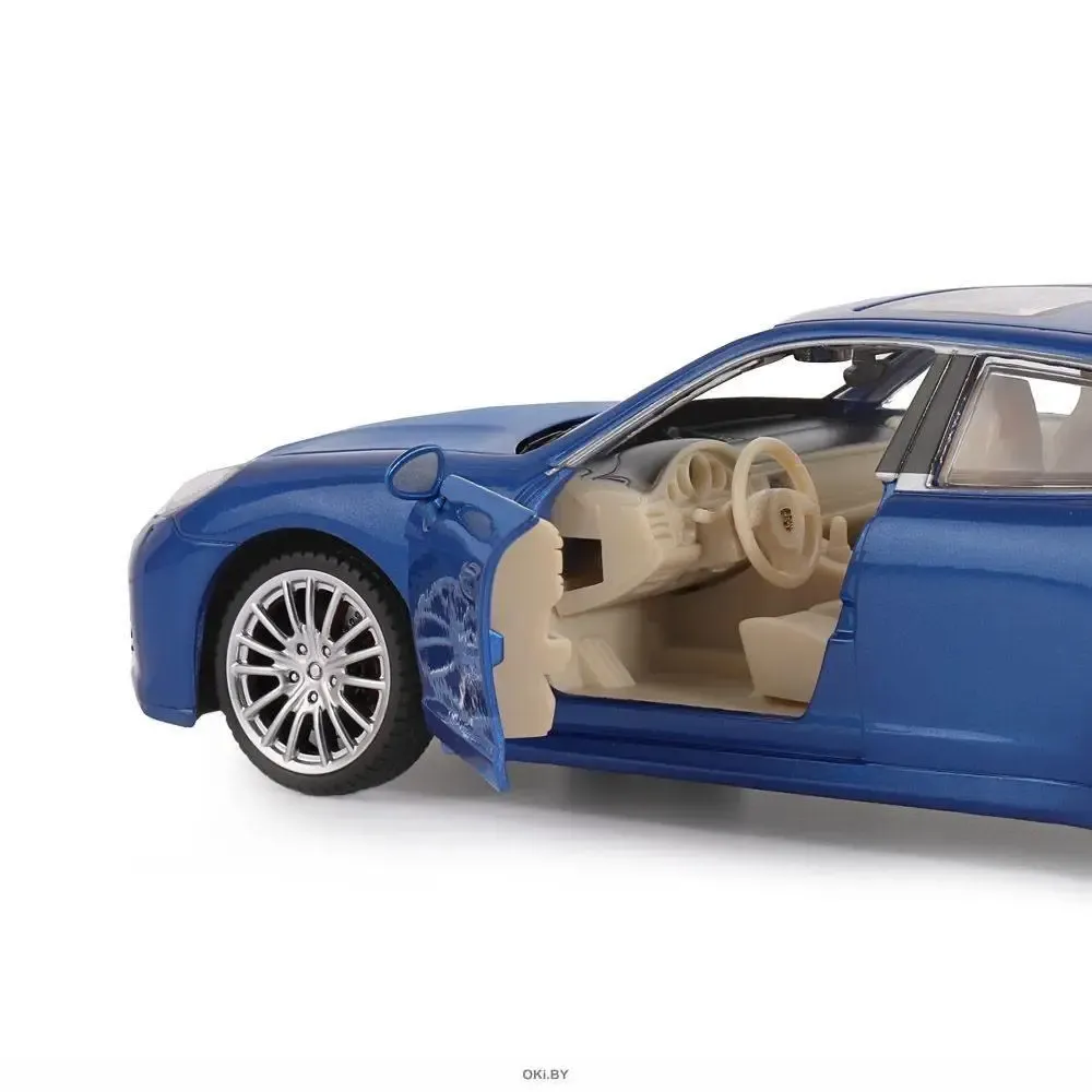 Mașină din metal Porsche Panamera S, scară 1:24, albastră, MSZ (68245A)
