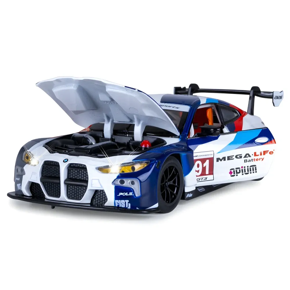 Литой автомобиль BMW M4 GT3, масштаб 1:24, MSZ (68282A/1)