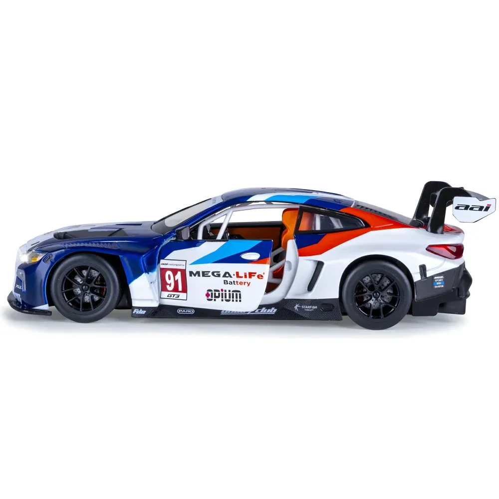 Литой автомобиль BMW M4 GT3, масштаб 1:24, MSZ (68282A/1)