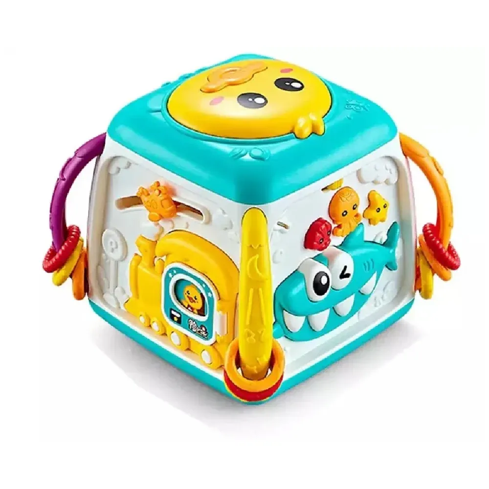 Cub interactiv cu sunete si lumini (01135)