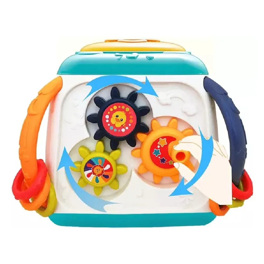 Cub interactiv cu sunete si lumini (01135)