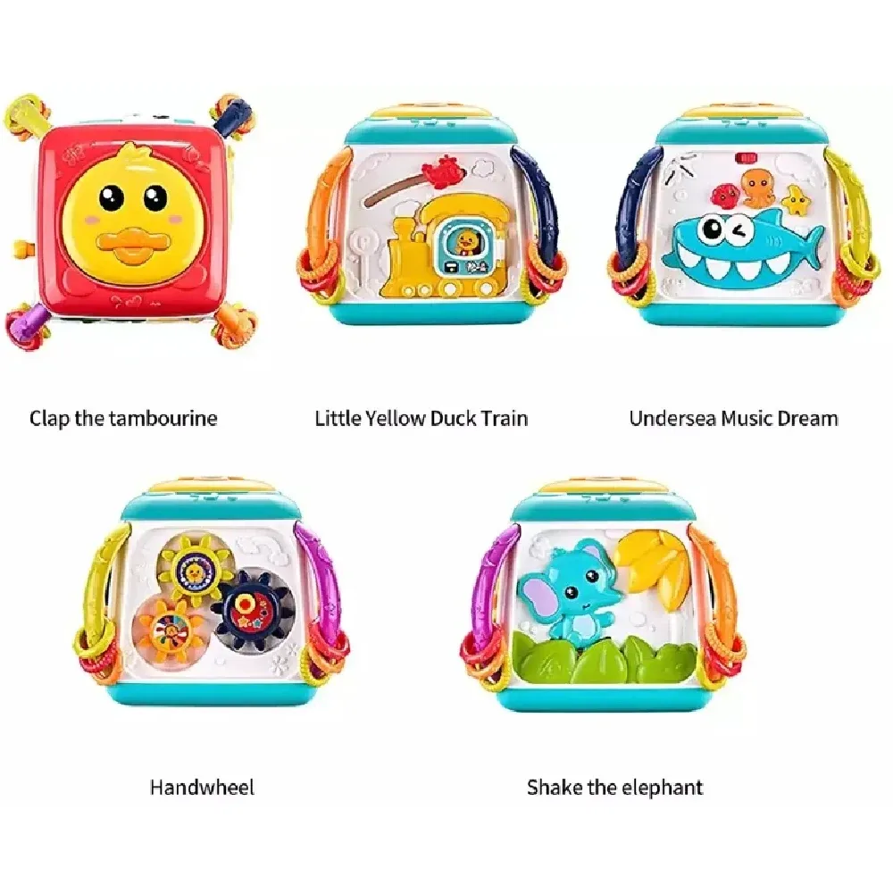 Cub interactiv cu sunete si lumini (01135)