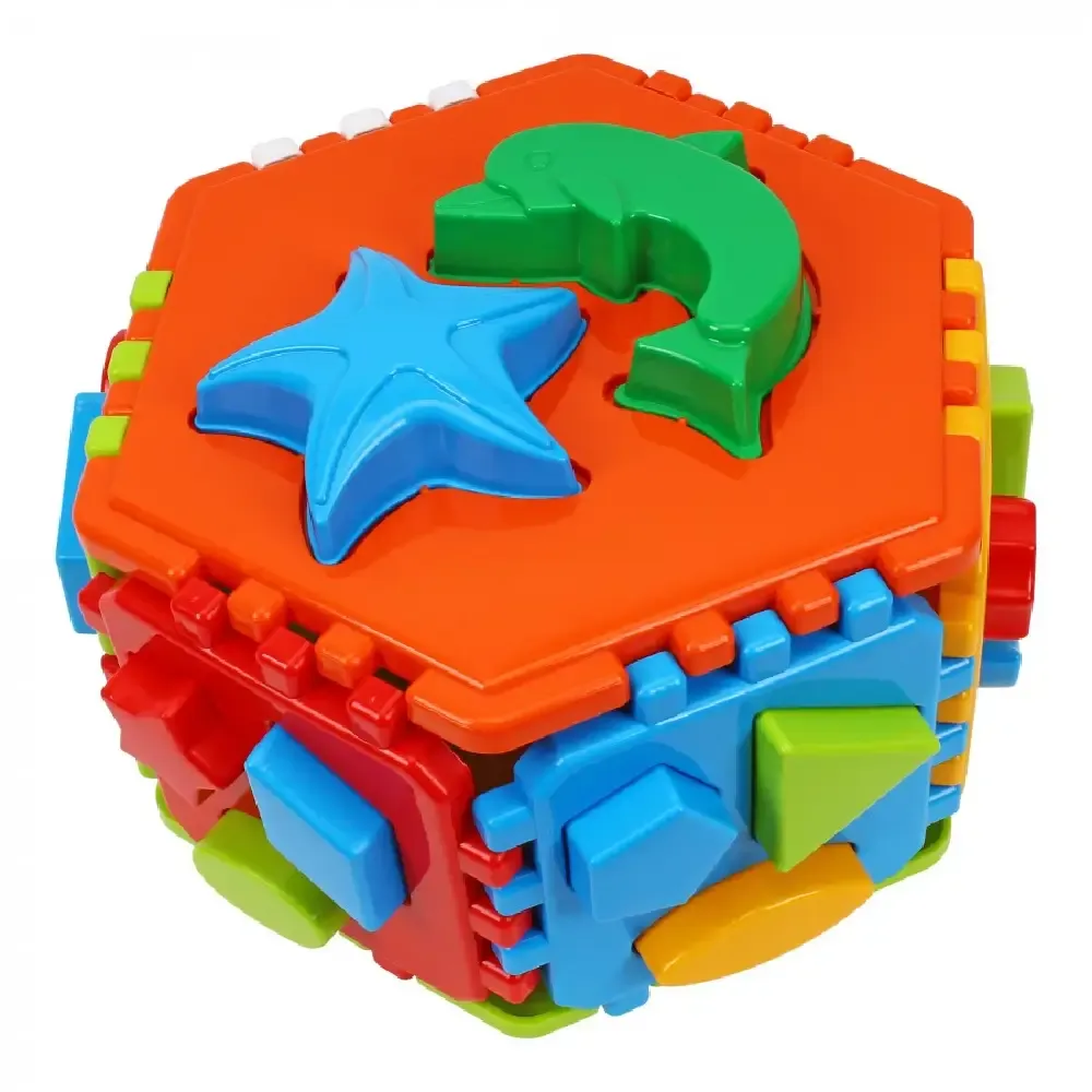 Cub educativ „Smart Kid Hippo” , cu forme geometrice ,Technok (2445)