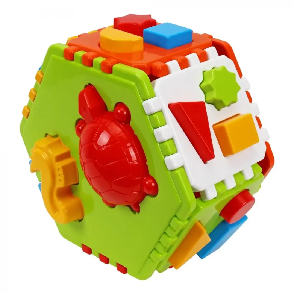 Cub educativ „Smart Kid Hippo” , cu forme geometrice ,Technok (2445)
