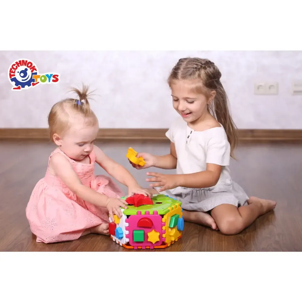 Cub educativ „Smart Kid Hippo” , cu forme geometrice ,Technok (2445)