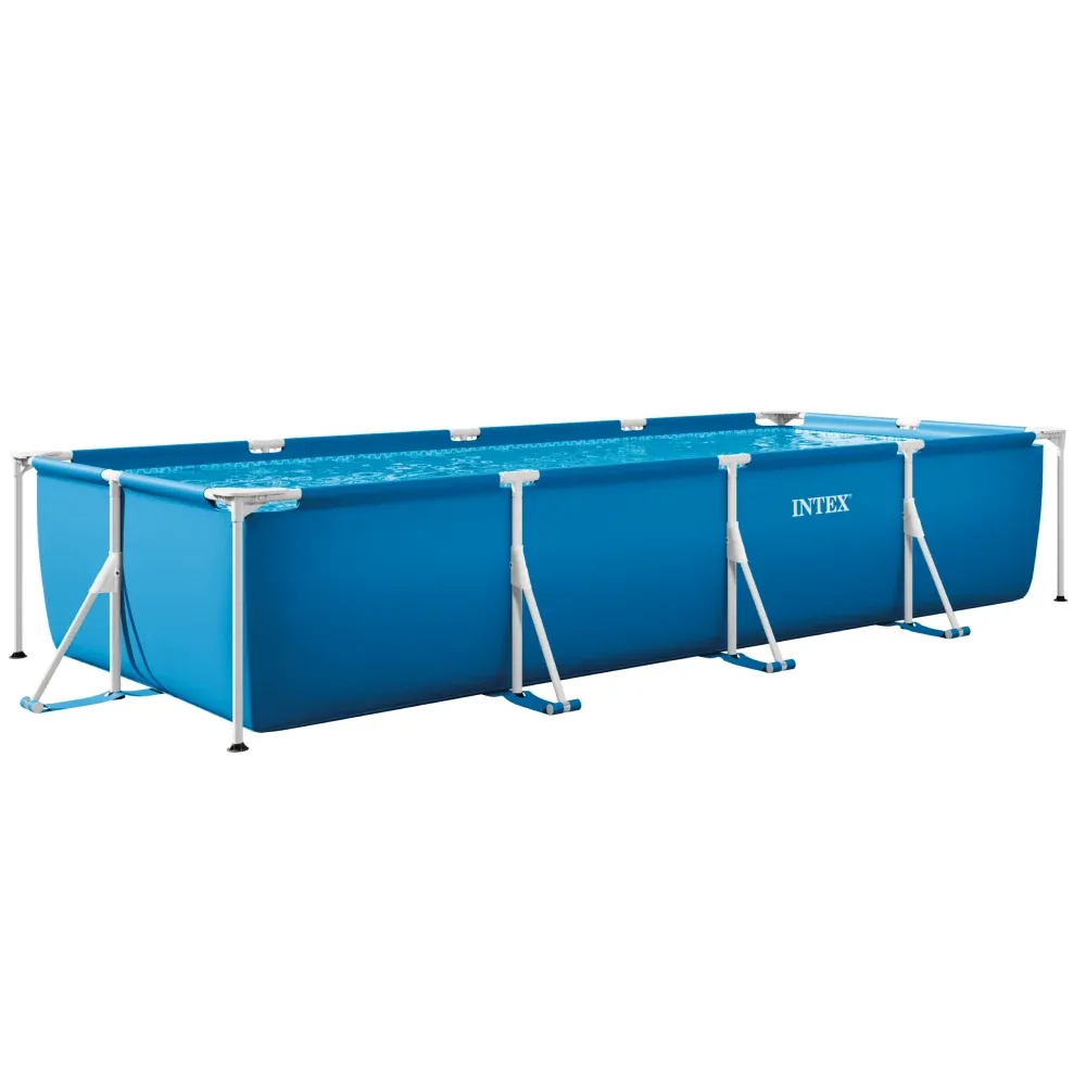 Piscină cu cadru metalic Rectangular Frame 450×220×84 cm, 7127 L, Intex (28273)