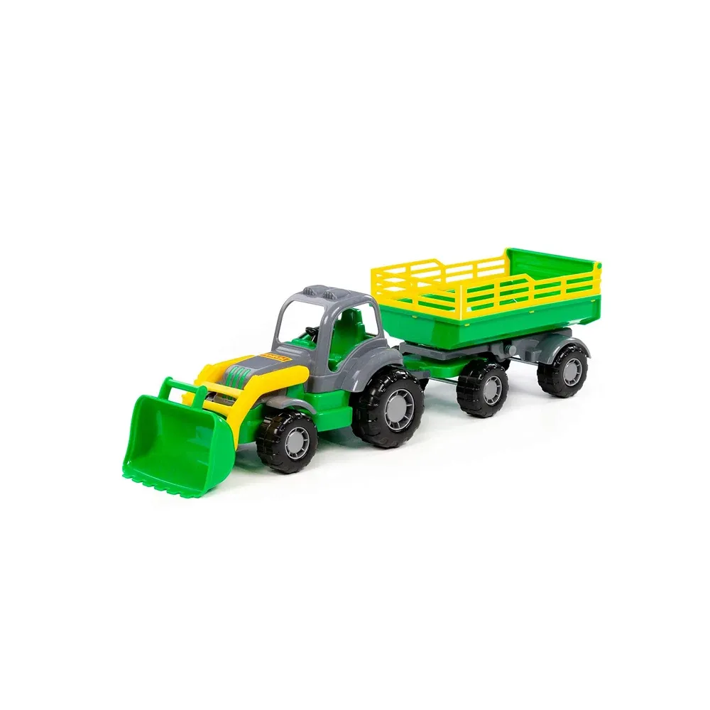 Tractor cu remorcă și cupă frontală Nr.2, Polesie (44808)