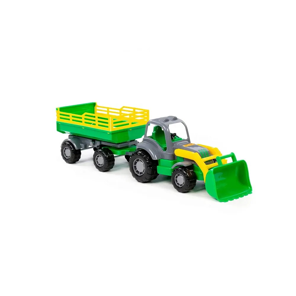 Tractor cu remorcă și cupă frontală Nr.2, Polesie (44808)