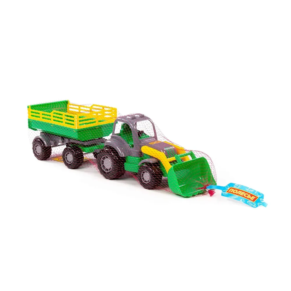 Tractor cu remorcă și cupă frontală Nr.2, Polesie (44808)