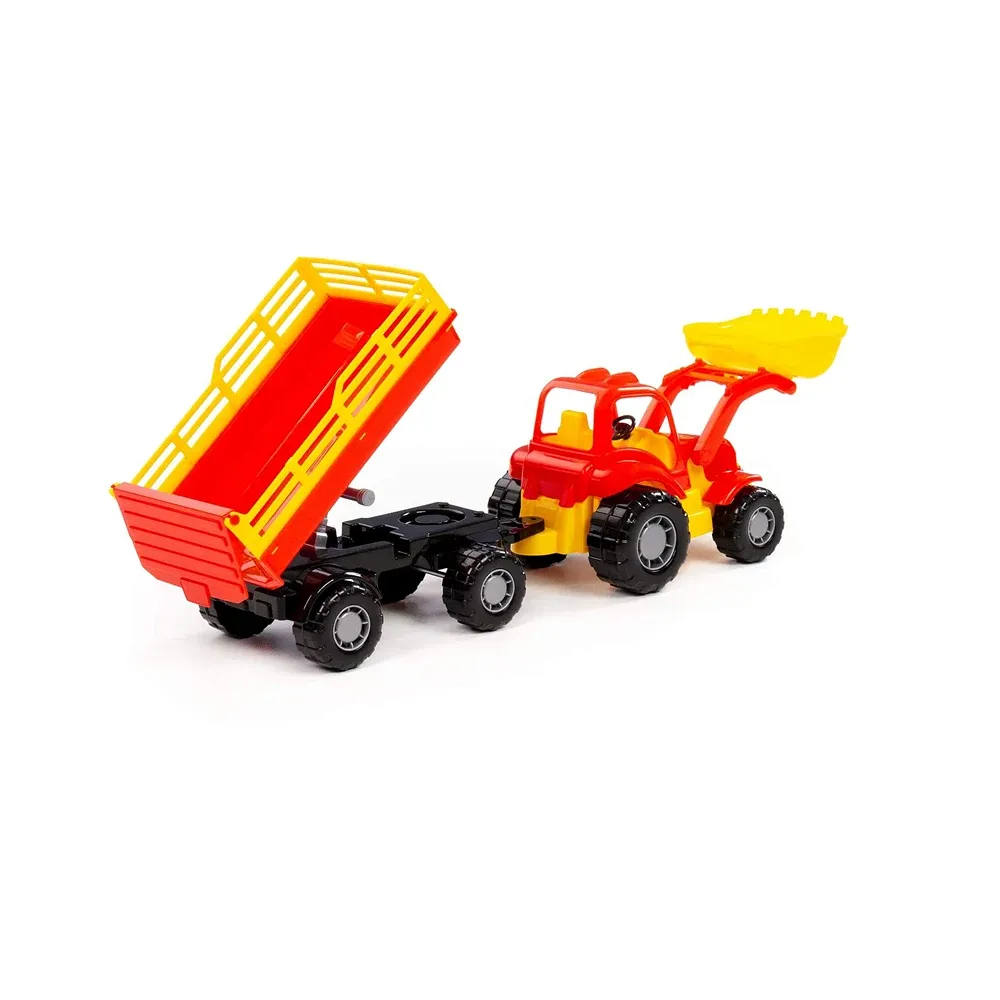 Tractor cu remorcă și cupă frontală Nr.2, Polesie (44808)