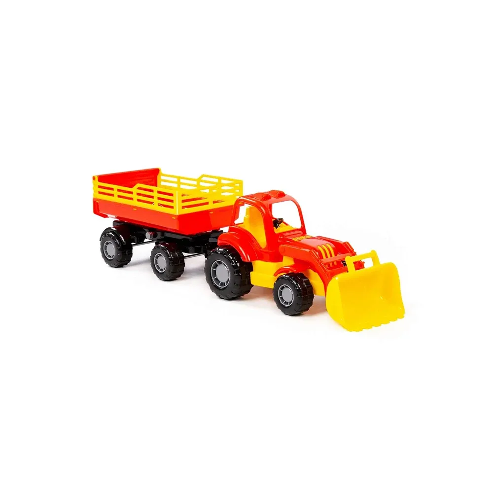 Tractor cu remorcă și cupă frontală Nr.2, Polesie (44808)