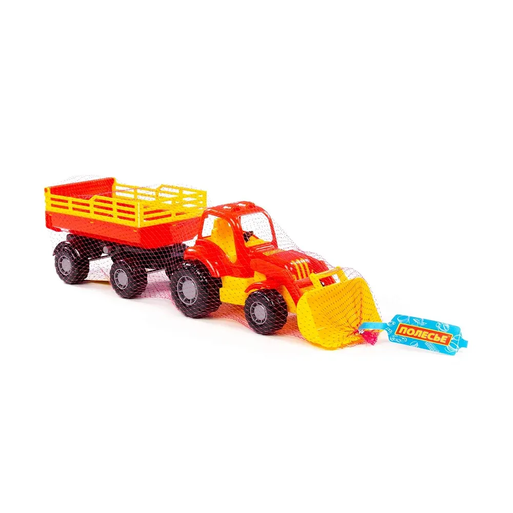 Tractor cu remorcă și cupă frontală Nr.2, Polesie (44808)