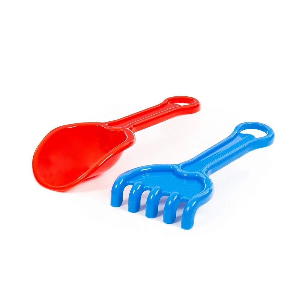 Set pentru nisip – lopățică și greblă, Polesie (4588)