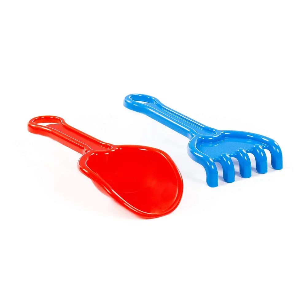 Set pentru nisip – lopățică și greblă, Polesie (4588)
