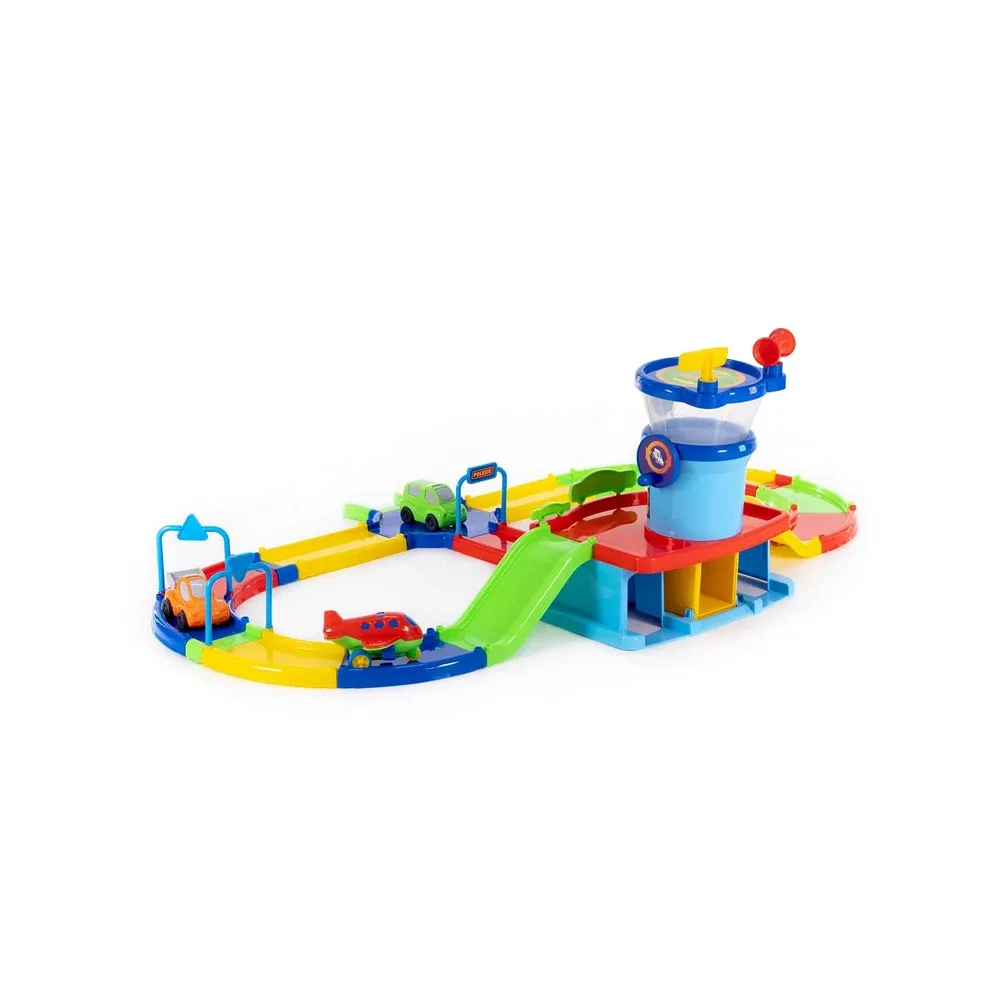 Set aeroport „Play City” cu pistă și mașinuțe (40404)