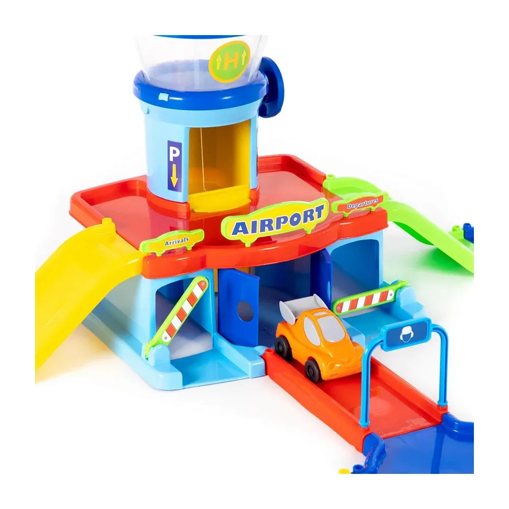 Set aeroport „Play City” cu pistă și mașinuțe (40404)