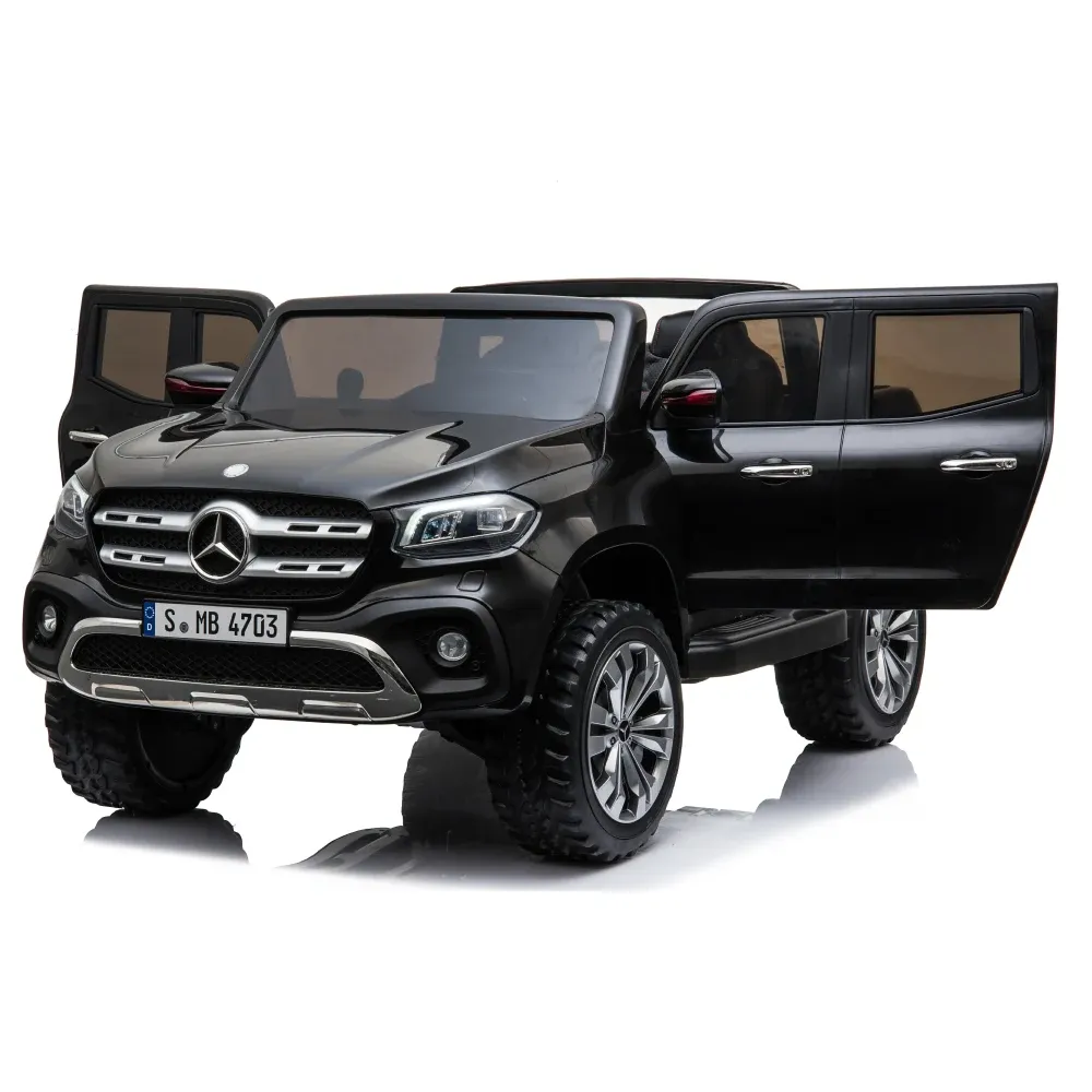 Mașină electrică pentru copii Mercedes Benz X-Class, neagră (MX606 / 1)