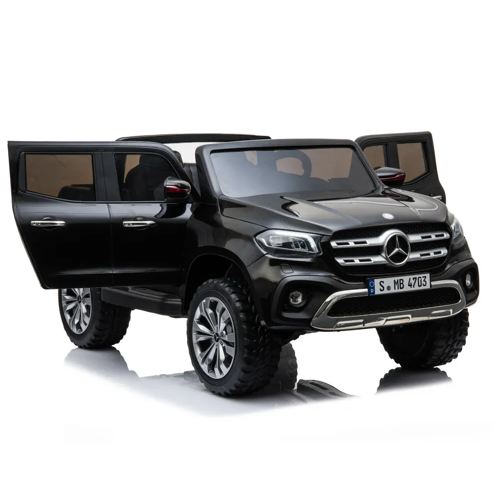 Mașină electrică pentru copii Mercedes Benz X-Class, neagră (MX606 / 1)