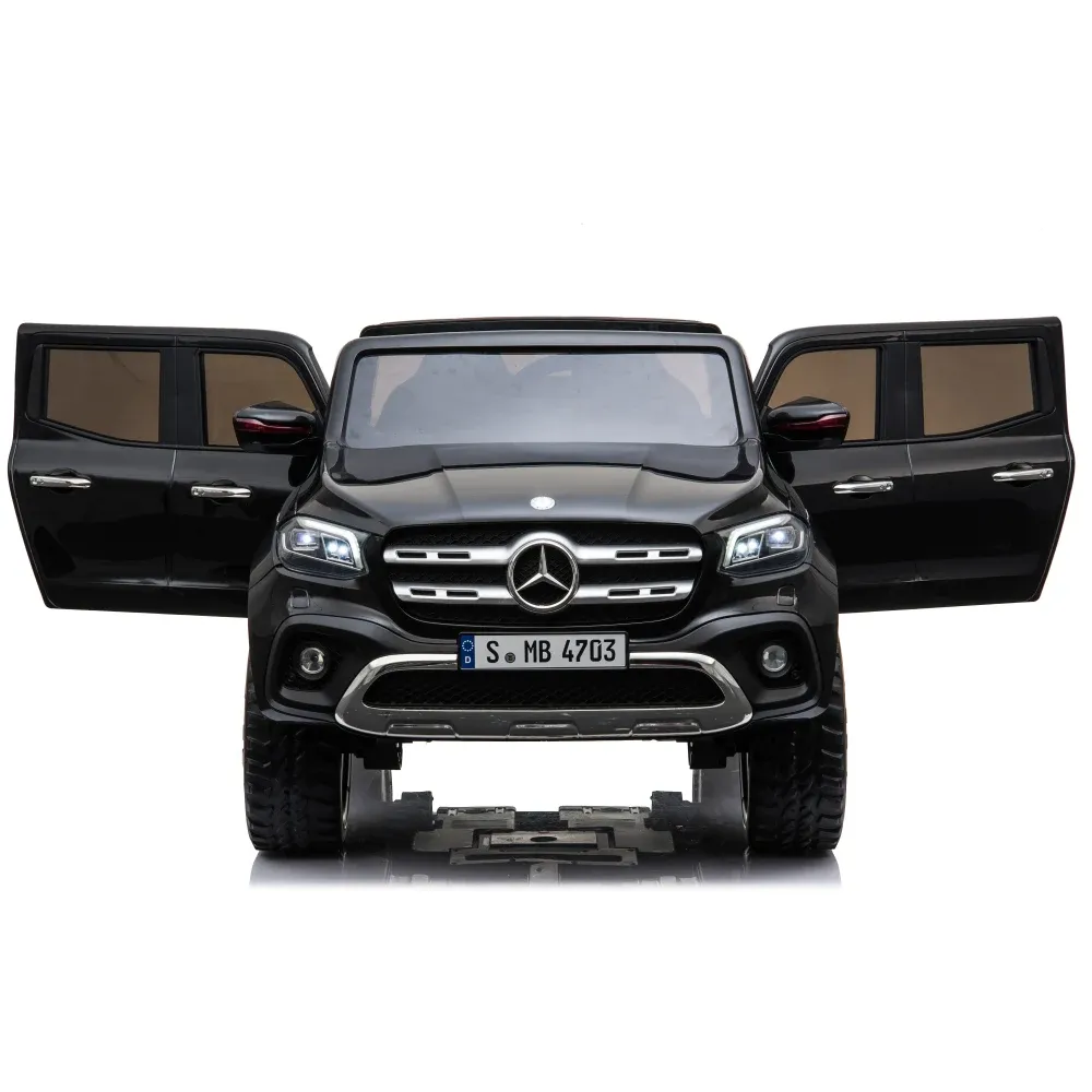Mașină electrică pentru copii Mercedes Benz X-Class, neagră (MX606 / 1)