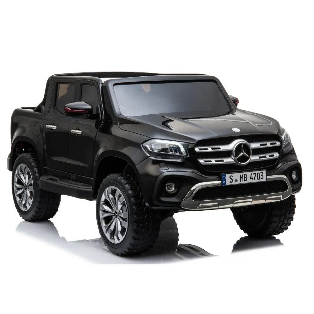Mașină electrică pentru copii Mercedes Benz X-Class, neagră (MX606 / 1)