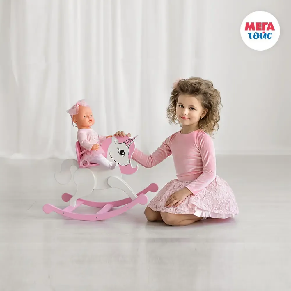 Mobilier de joacă pentru păpuși. Unicorn. Colecția Shining Crown. Culoare: roz… (71120)