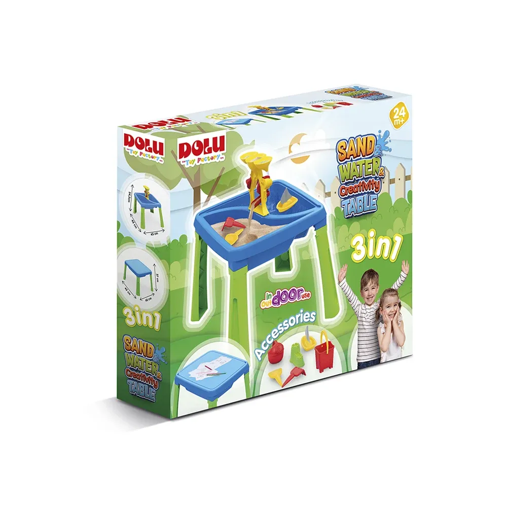 Măsuță de activități cu nisip și apă, Dolu (03077)