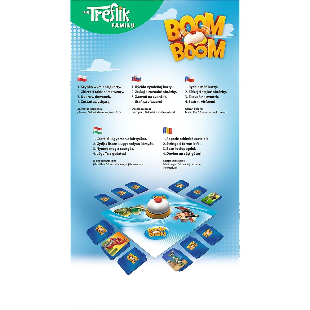 Joc de masa Boom Boom „Treflik” (02122)