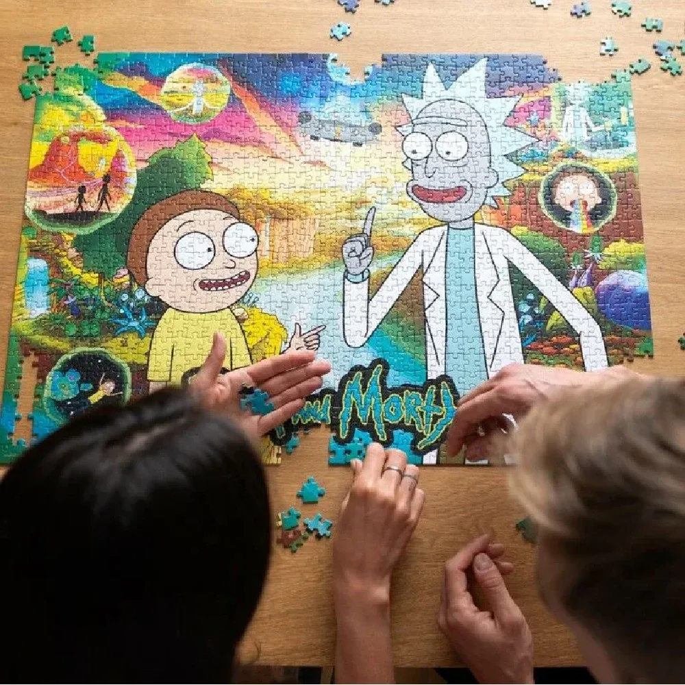 Rick și Morty, 1000 elemente Premium Plus (10838)