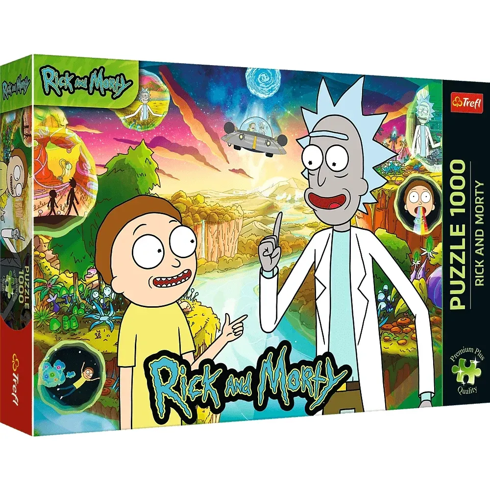 Rick și Morty, 1000 elemente Premium Plus (10838)
