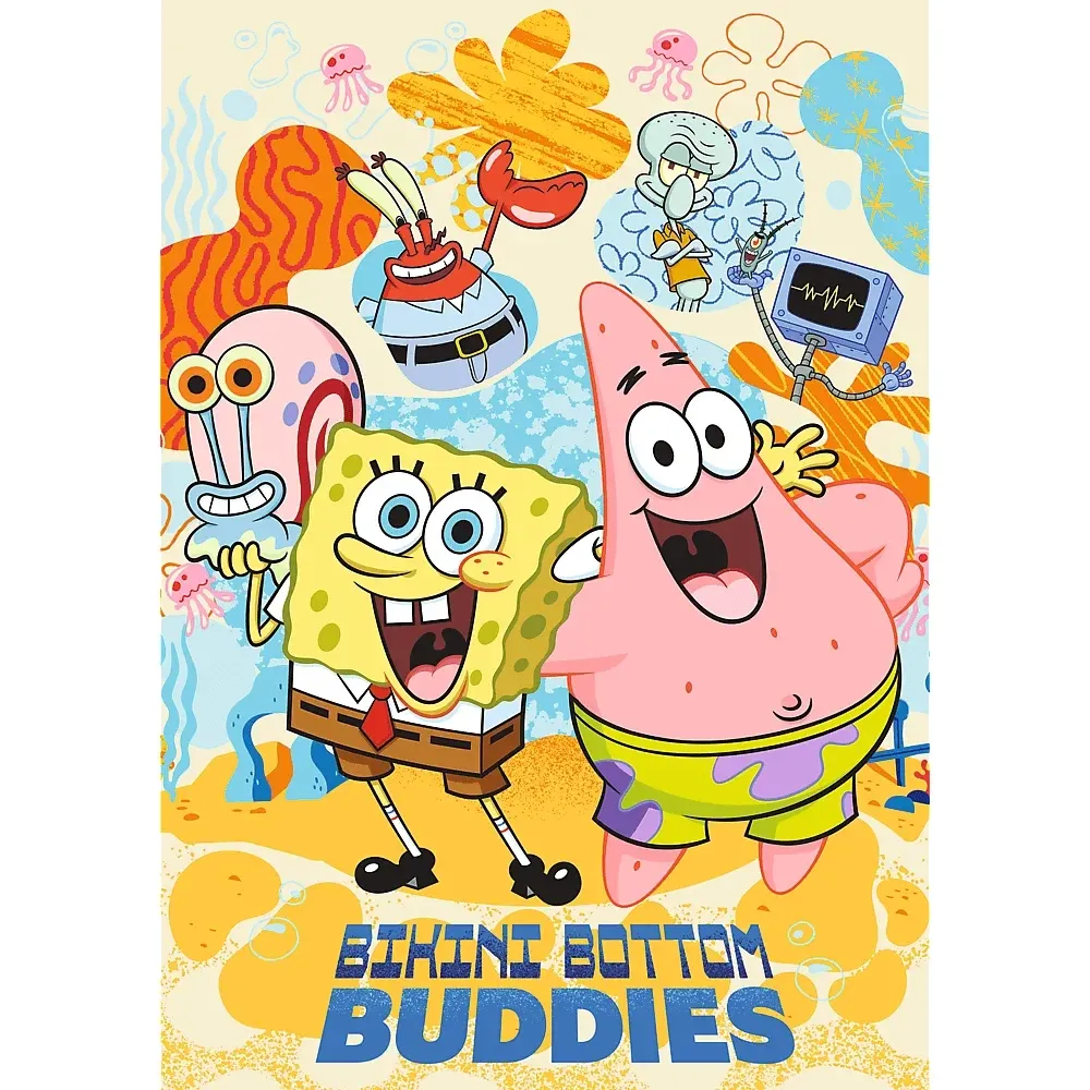 SpongeBob Pantaloni Pătrați, 1000 elemente Premium Plus (12081)