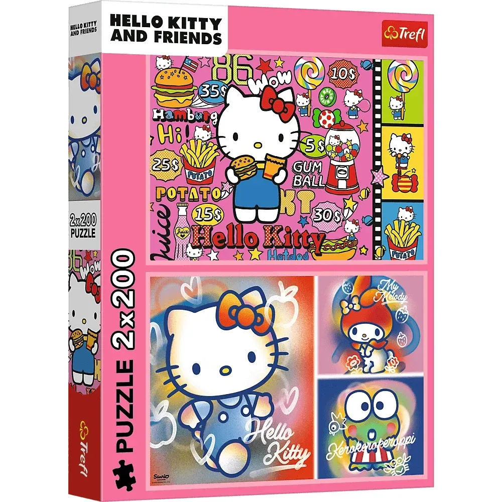 Hello Kitty и друзья, 2×200 шт. (13336)