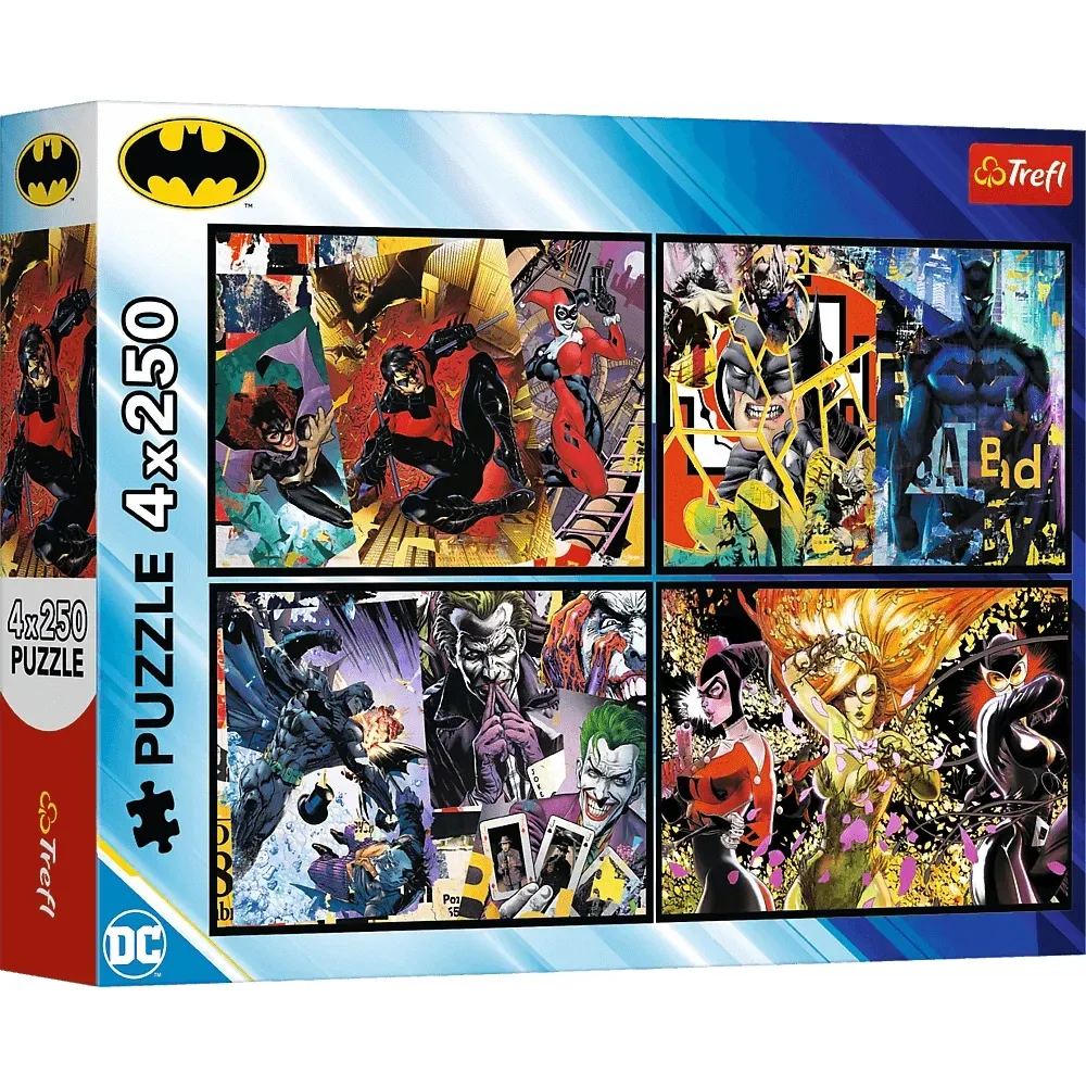 Batman în acțiune, 4×250 elemente (13310)