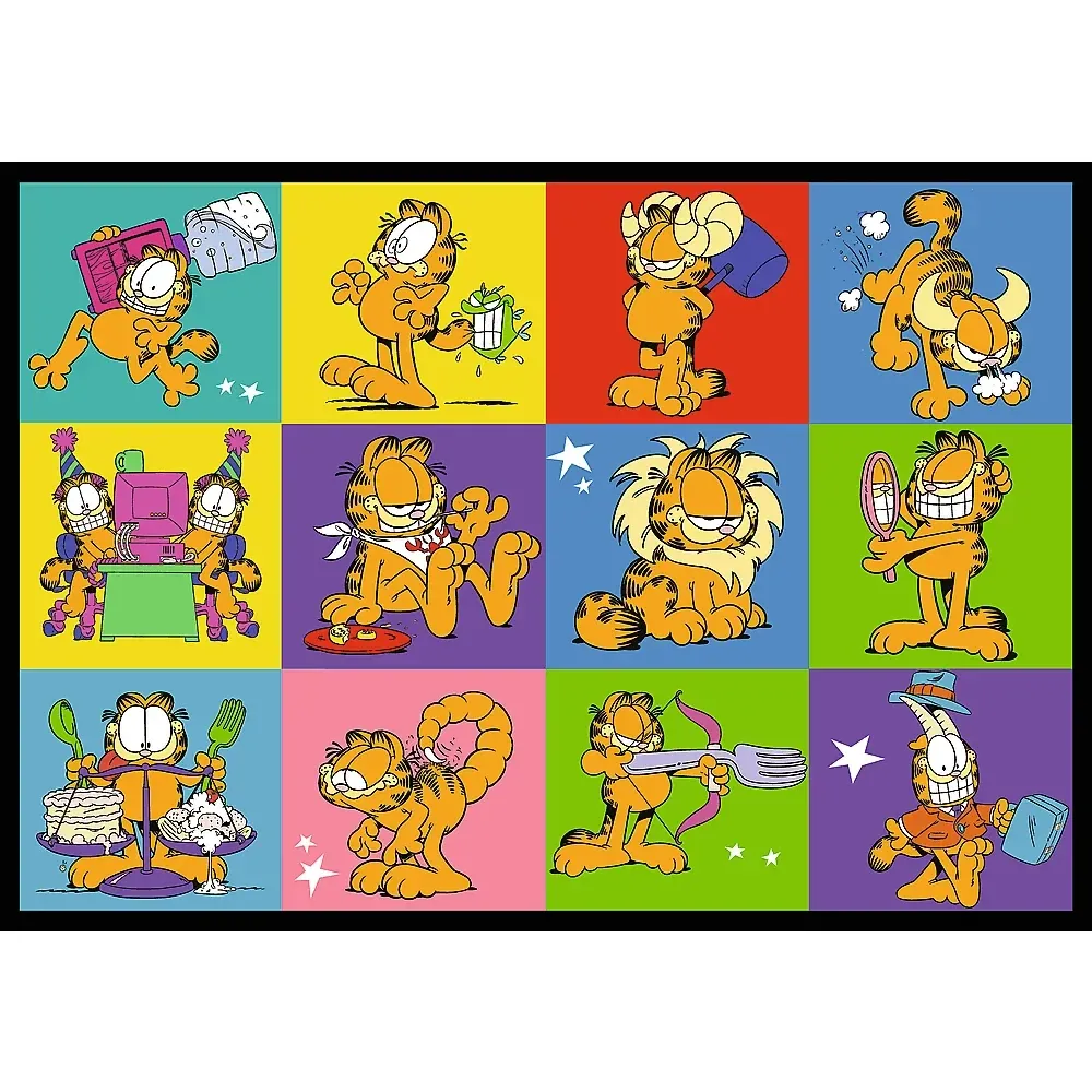 Lui Garfield nu-i plac zilele de luni, 4×250 elemente (13344)
