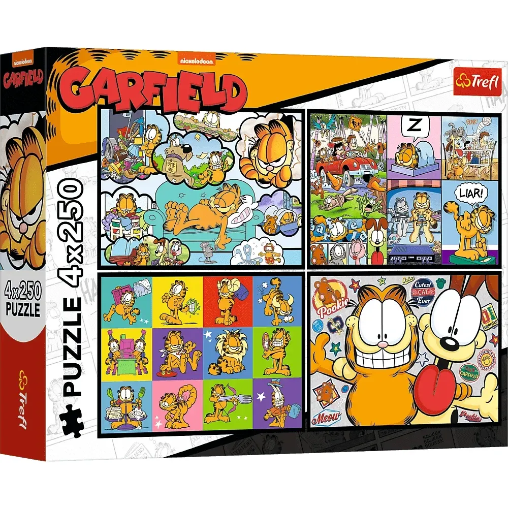 Lui Garfield nu-i plac zilele de luni, 4×250 elemente (13344)