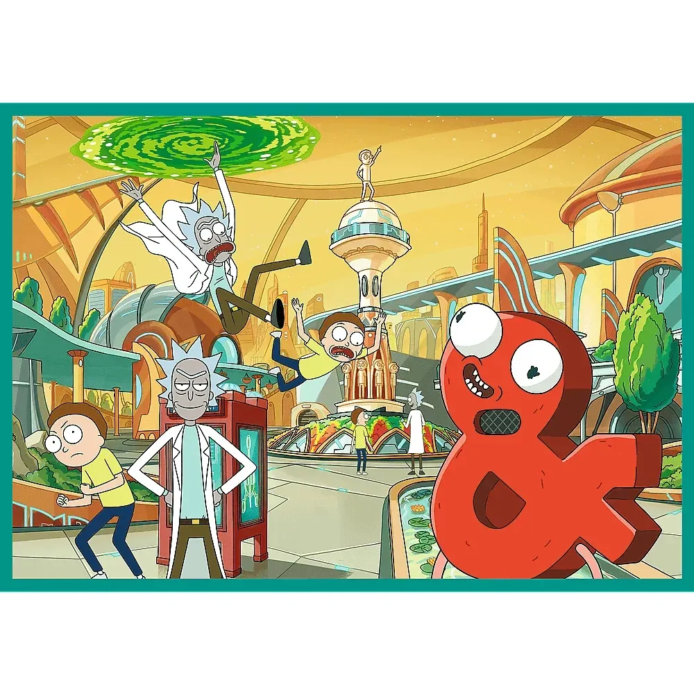 Lumea întortocheată a lui Rick și Morty, 4×250 elemente (13338)