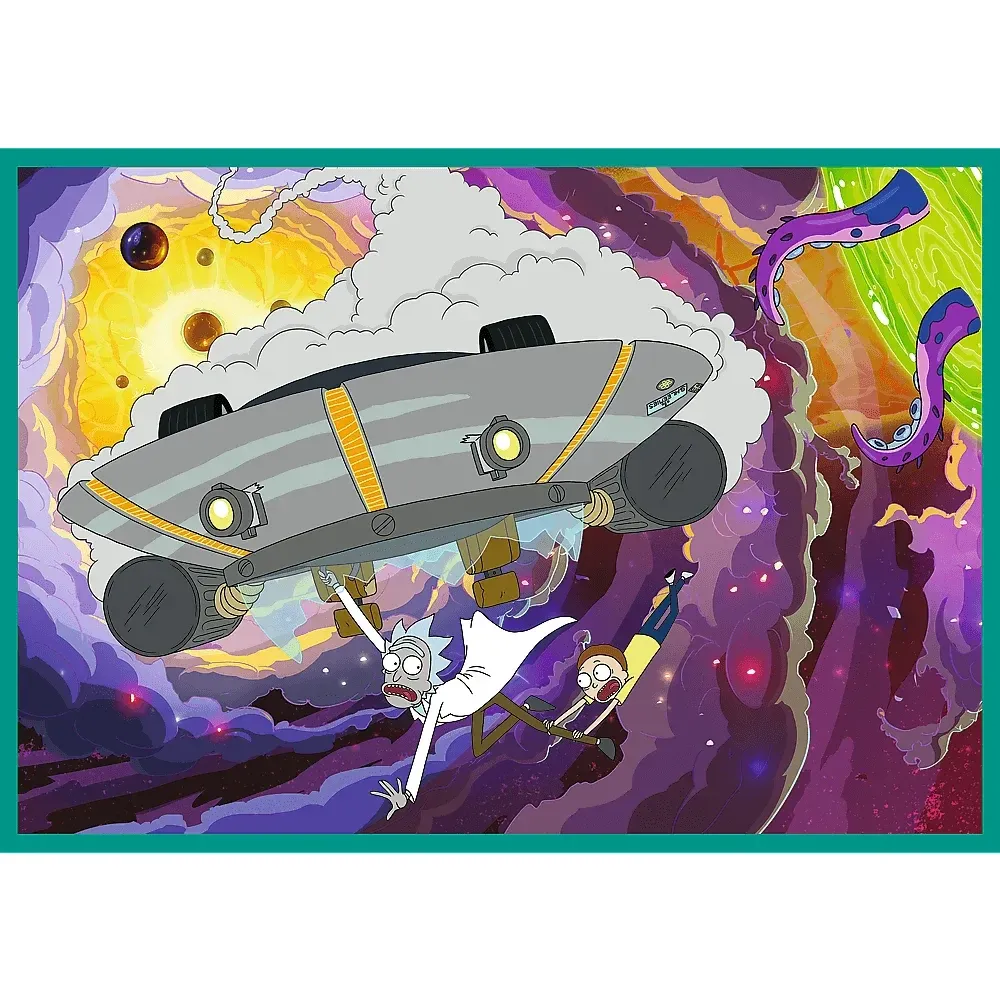Lumea întortocheată a lui Rick și Morty, 4×250 elemente (13338)