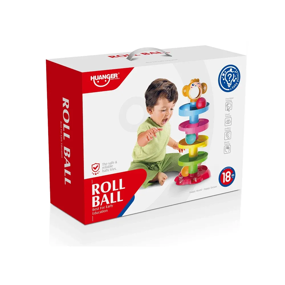 Turn educativ cu bile rulante – maimuță, Huanger HE0205 (78706)