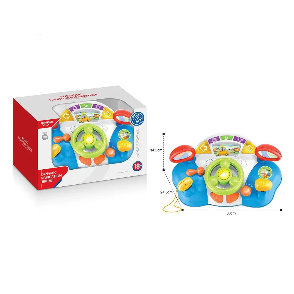 Volan interactiv cu sunete și activități, Huanger HE0507 (78638)