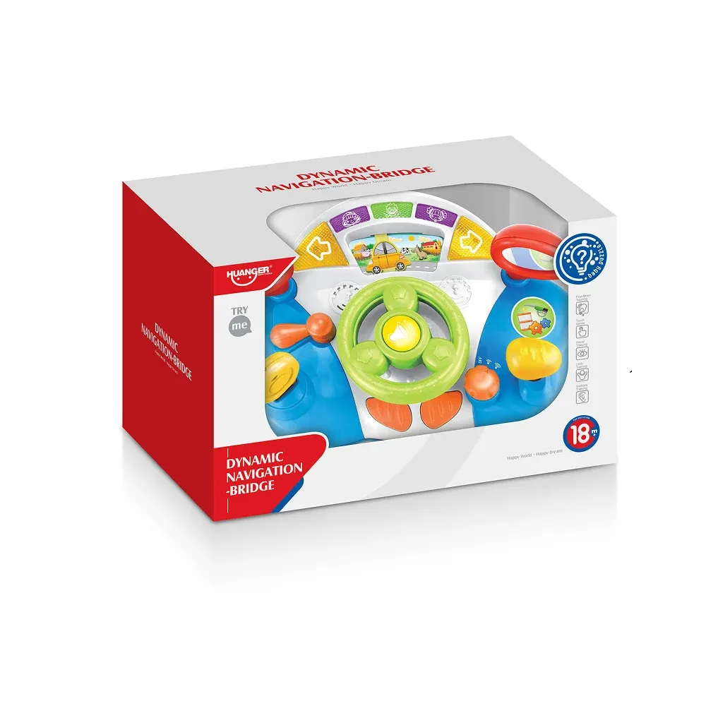 Volan interactiv cu sunete și activități, Huanger HE0507 (78638)