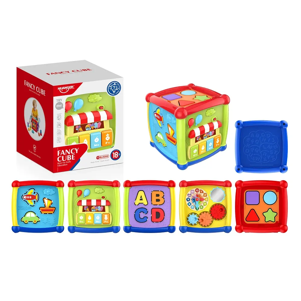 Cub educativ multifuncțional cu activități și muzică, Huanger HE0520 (78607)
