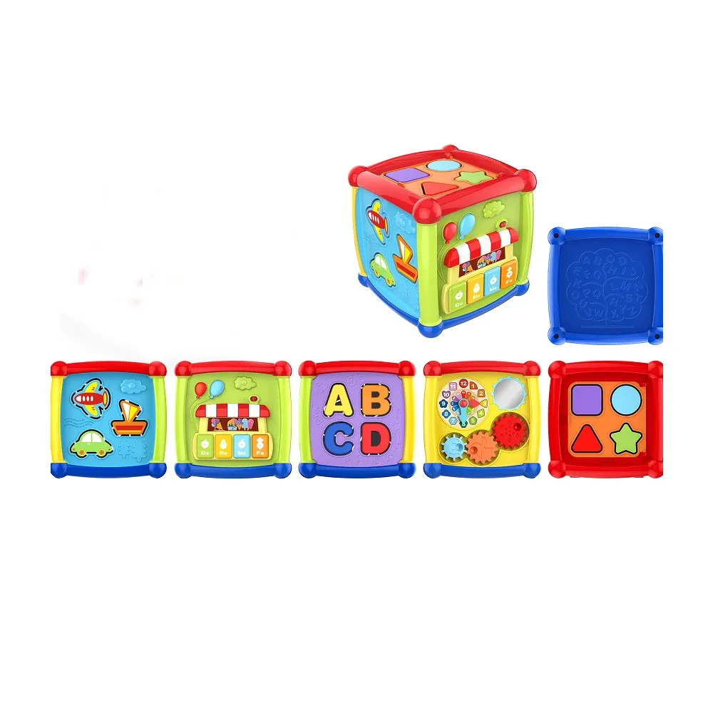 Cub educativ multifuncțional cu activități și muzică, Huanger HE0520 (78607)