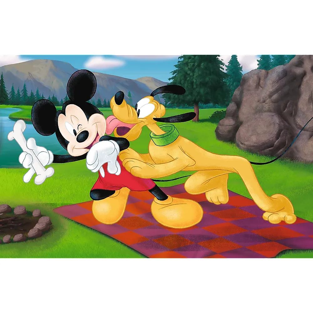 Puzzle 54Mini „Aventurile nebunești ale lui Mickey Mouse” (set 8 buc) (54217)