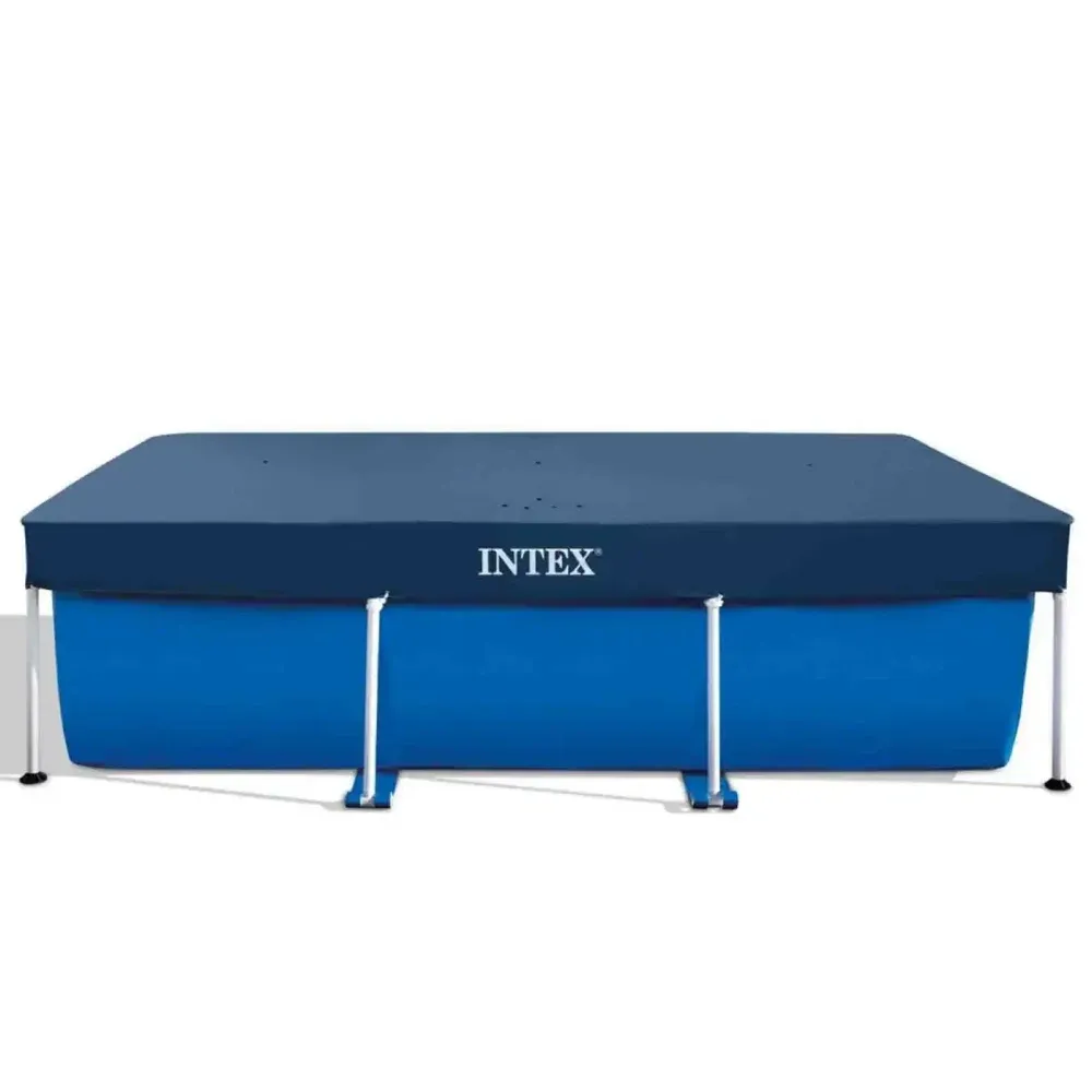 Накрытие для бассейна с металлическим каркасом Rectangular Frame 260×160 см, Intex (28036)