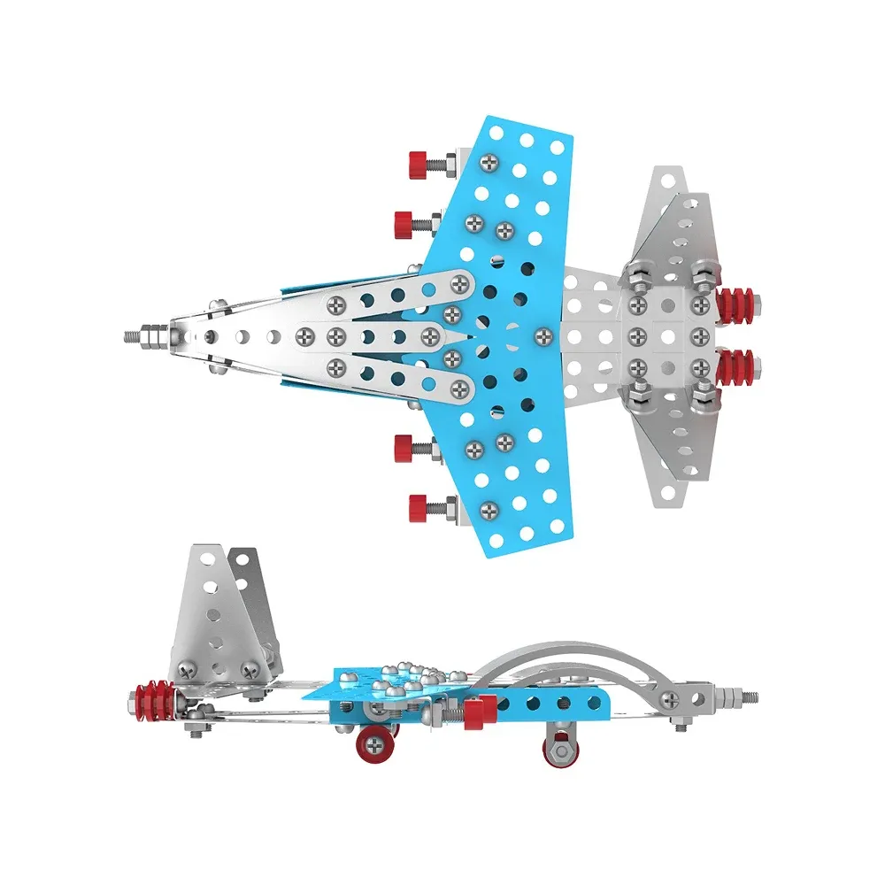 Constructor din metal „Avion” ,176 piese ,Technok (4937)