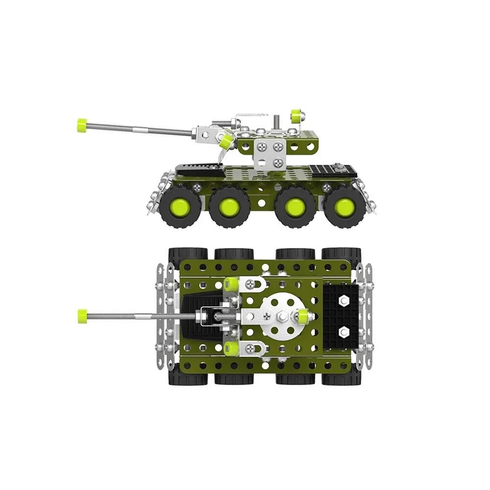 Constructor din metal „Tank”, 174 piese ,Technok (4951)