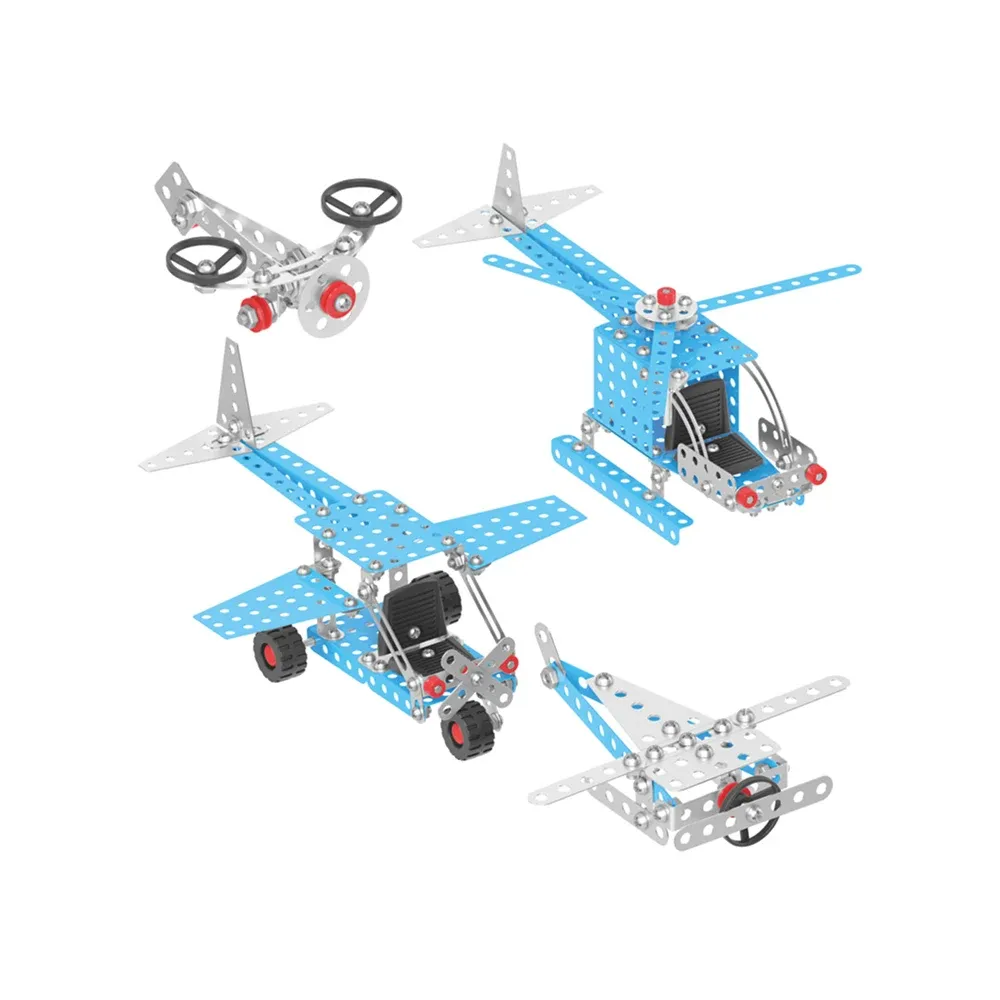 Constructor din metal „Transport aerian”, 191 piese ,Technok (1042)